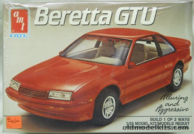 AMT 1/25 1989 Chevrolet Beretta GTU, 6273 plastic model kit